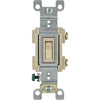 Leviton Residential Grade 15 Amp Toggle Single Pole Switch, Ivory