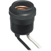 Leviton Weatherproof Medium Base Black Lamp Socket