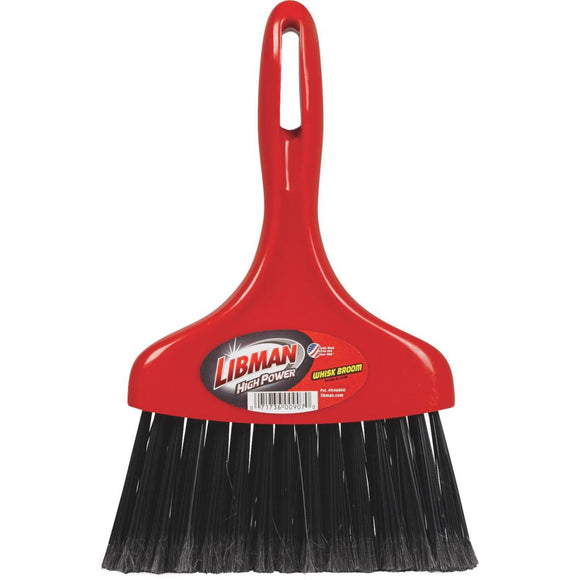 Libman 8 In. Poly Whisk Broom, Black Bristles